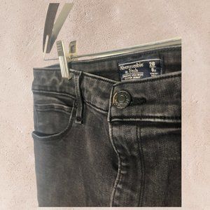 Abercrombie & Fitch Simone High Rise Super Skinny Jeans in Black